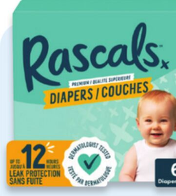 Rascals premium superpack diapers