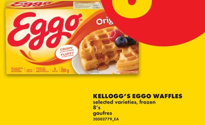 KELLOGG'S EGGO WAFFLES, 8'S