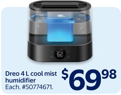 Dreo 4 L cool mist humidifier