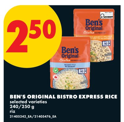 BEN'S ORIGINAL BISTRO EXPRESS RICE, 240/250 g