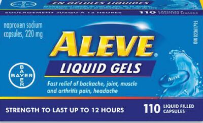 Aleve caplets or liquid gels