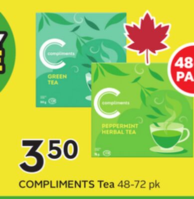 COMPLIMENTS Tea Black Frid'Eh