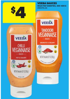 VEEBA SAUCES, 300-400 G