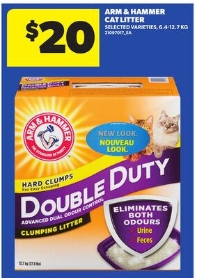 ARM & HAMMER CAT LITTER, 6.4-12.7 KG