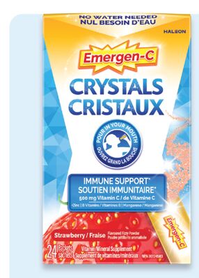 Emergen-C Crystals On-The-Go Strawberry 24s