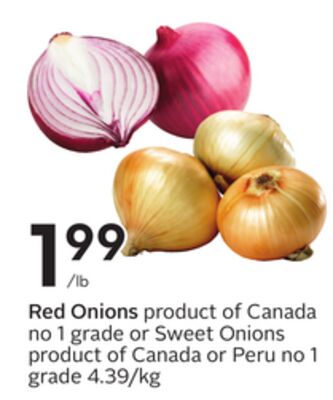 Red Onions Sweet Onions
