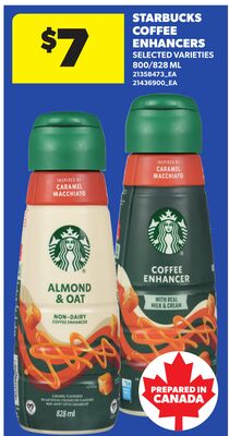STARBUCKS COFFEE ENHANCERS, 800/828 ML