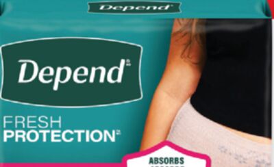 Depend underwear for women 18s