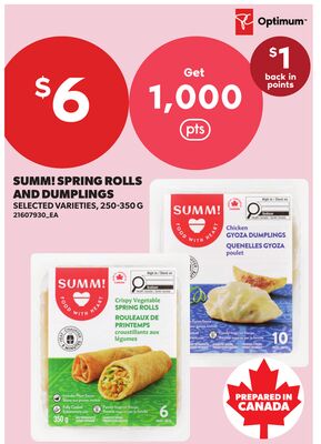 SUMM! SPRING ROLLS AND DUMPLINGS, 250-350 G