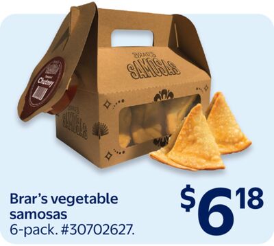 Brar's vegetable samosas