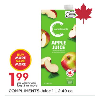 COMPLIMENTS Juice