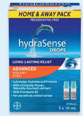 hydraSense Advanced eye drops