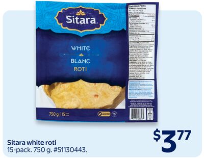 Sitara white roti