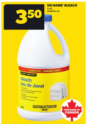NO NAME® BLEACH, 2.4 L