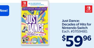 Just Dance: Decades of Hits for Nintendo Switch