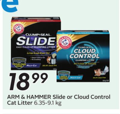 ARM & HAMMER Slide or Cloud Control Cat Litter
