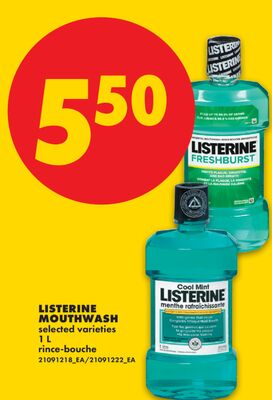 LISTERINE MOUTHWASH, 1 L