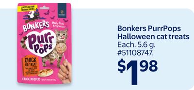 Bonkers PurrPops Halloween cat treats