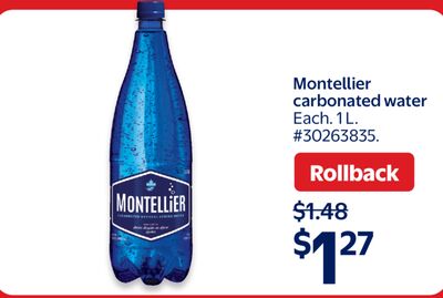 Montellier carbonated water