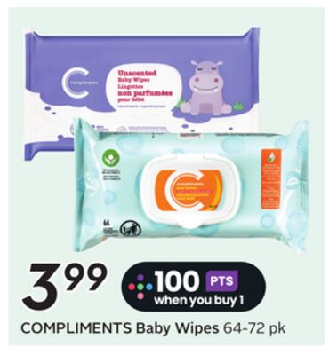 COMPLIMENTS Baby Wipes