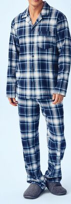George Notched-collar pyjama set