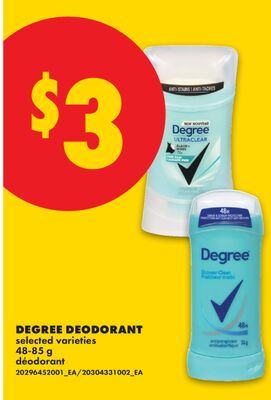 DEGREE DEODORANT, 48-85 g