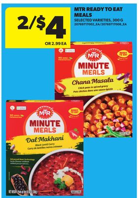 MTR READY TO EAT MEALS, 300 G