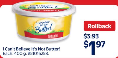I Can't Believe It's Not Butter!