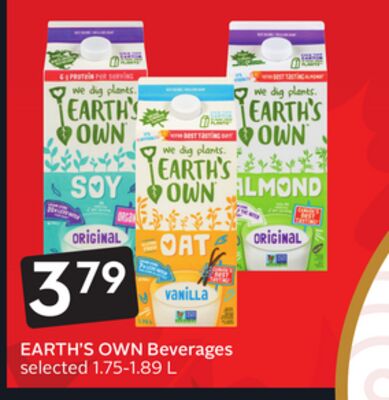 EARTH'S OWN Beverages