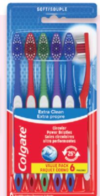 Colgate Sensitive Pro-Relief 120 mL or Optic White Advanced 133 mL toothpaste or toothbrushes 6-pack