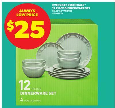 EVERYDAY ESSENTIALS™ 12 PIECE DINNERWARE SET