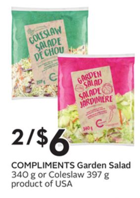 COMPLIMENTS Garden Salad