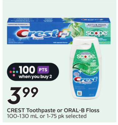 Toothpaste or Floss