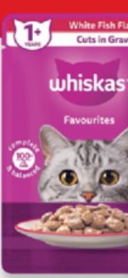 Whiskas wet cat food single pouches