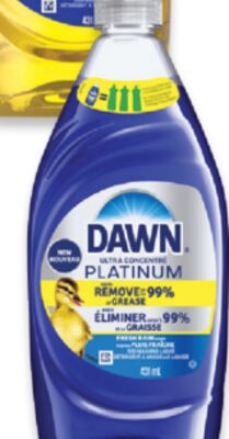 Dawn Platinum dish soap
