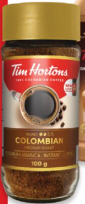 Tim Hortons instant coffee 100 g or iced coffee syrup 470 mL