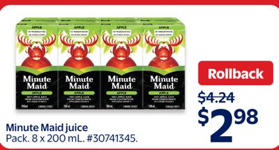 Minute Maid juice