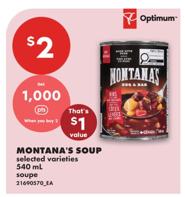 MONTANA'S SOUP, 540 mL