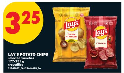 LAY'S POTATO CHIPS, 177-235 g