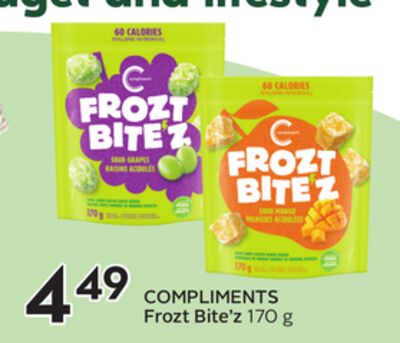 COMPLIMENTS Frozt Bite'z
