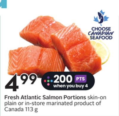 Fresh Atlantic Salmon Portions