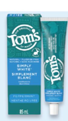 Tom's of Maine or hello toothpaste