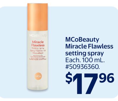 MCoBeauty Miracle Flawless setting spray