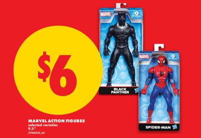 MARVEL ACTION FIGURES, 9.5"