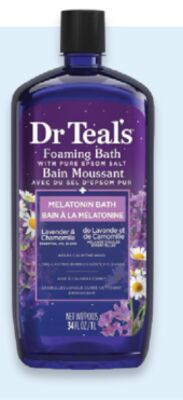 Dr. Teal's foaming bath