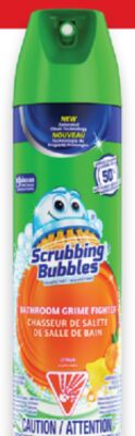 Scrubbing Bubbles bathroom cleaners