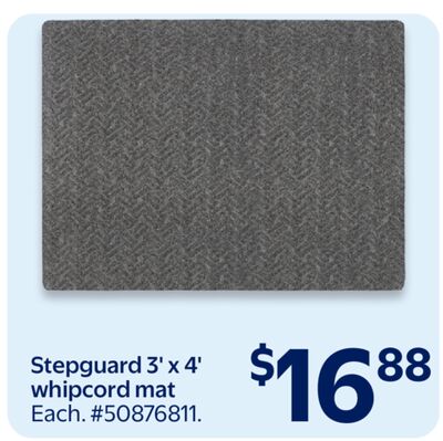 Stepguard 3' x 4' whipcord mat