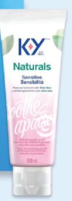 K-Y® Naturals lubricant gel 100 mL
