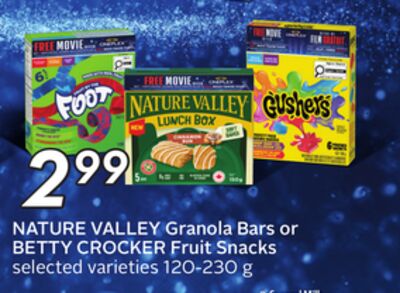 Granola Bars or Fruit Snacks