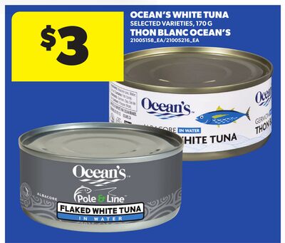 OCEAN'S WHITE TUNA, 170 G